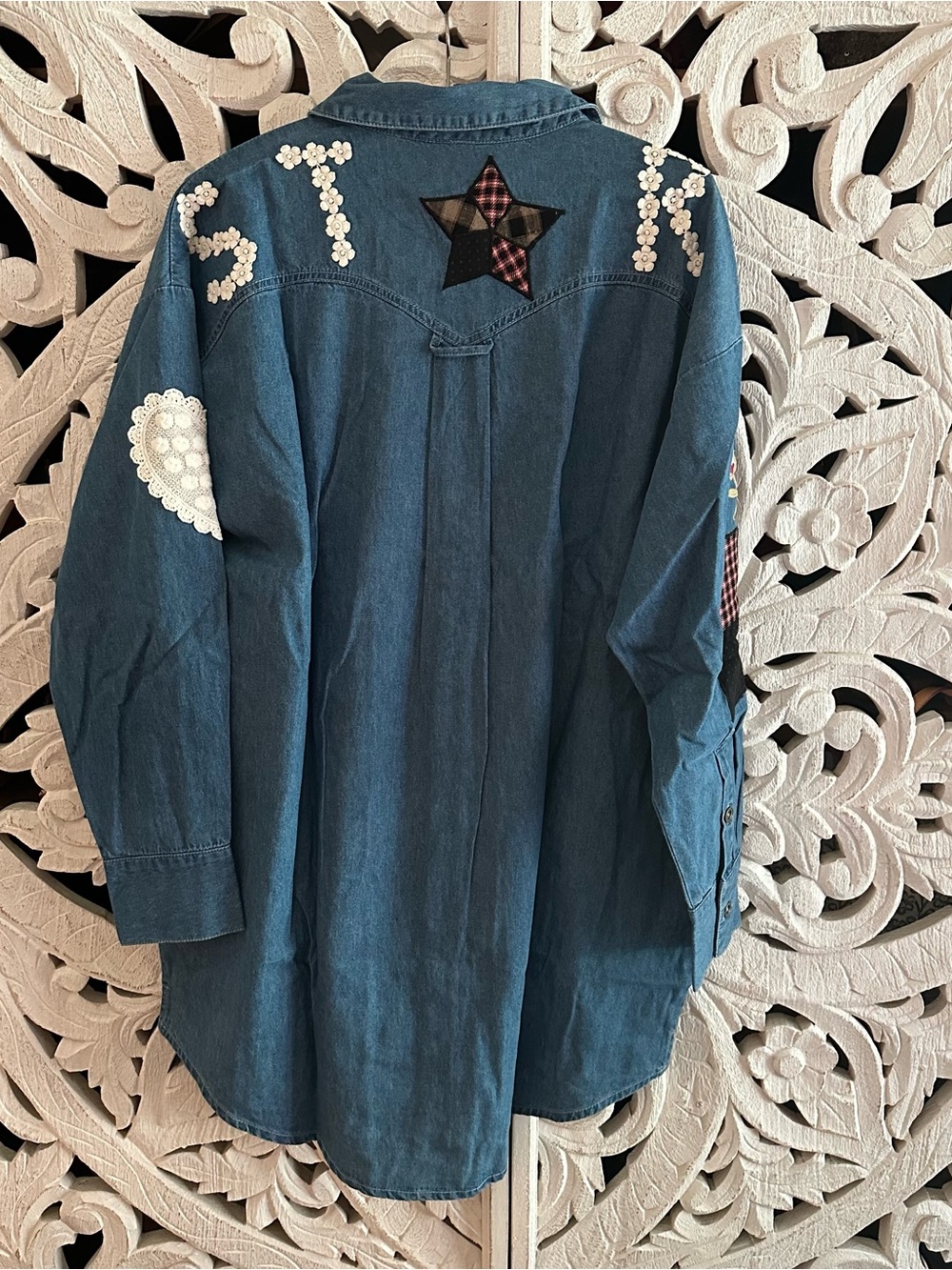 SPELL bombshell patchwork shirt - Picture 8 of 9